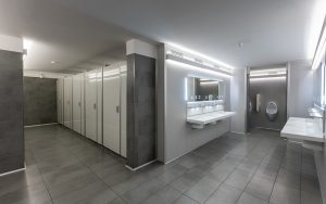 Bagni pubblici senza opere di muratura 